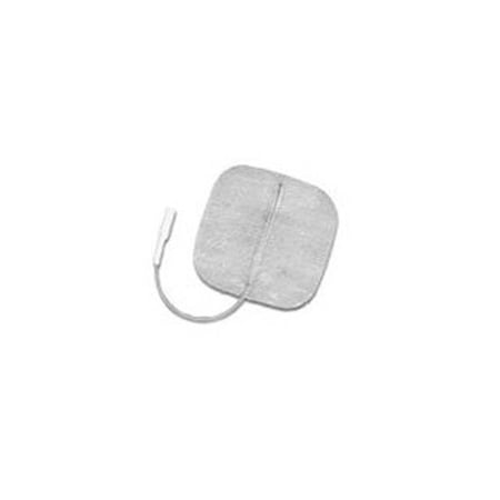 Valutrode ValuTrode CF5050 2 in. X 2 in. Sq. Pigtail Cloth Top; Reusable Electrodes 4 Per Pkg CF5050
